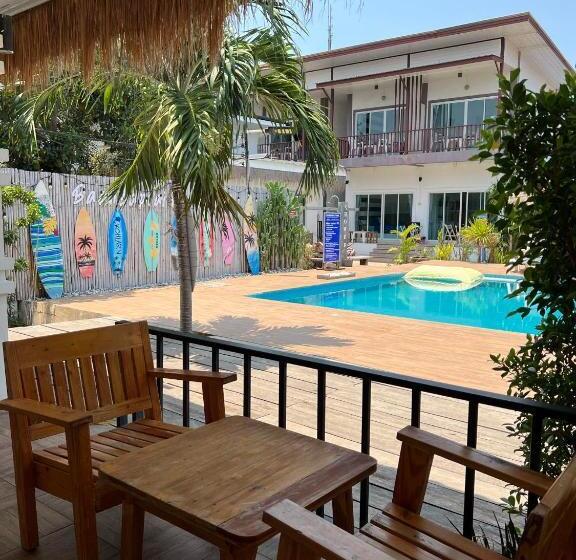اتاق استاندارد با چشم‌انداز استخر, Baancaptainhook Pool Kohlarn