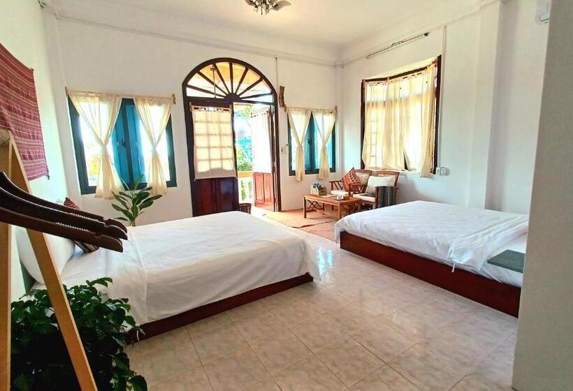 اتاق استاندارد چهار تخته با چشم‌انداز دریا, Maidi Homestay Mui Ne