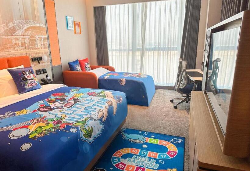 패밀리 룸, Hampton By Hilton Guangzhou Renhe Baiyun Airport Free Airport Shuttle Bus