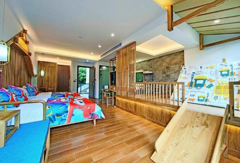 Номер Стандарт 2 Двуспальные Кровати, Zhangjiajie Qiquan Vacation B&b