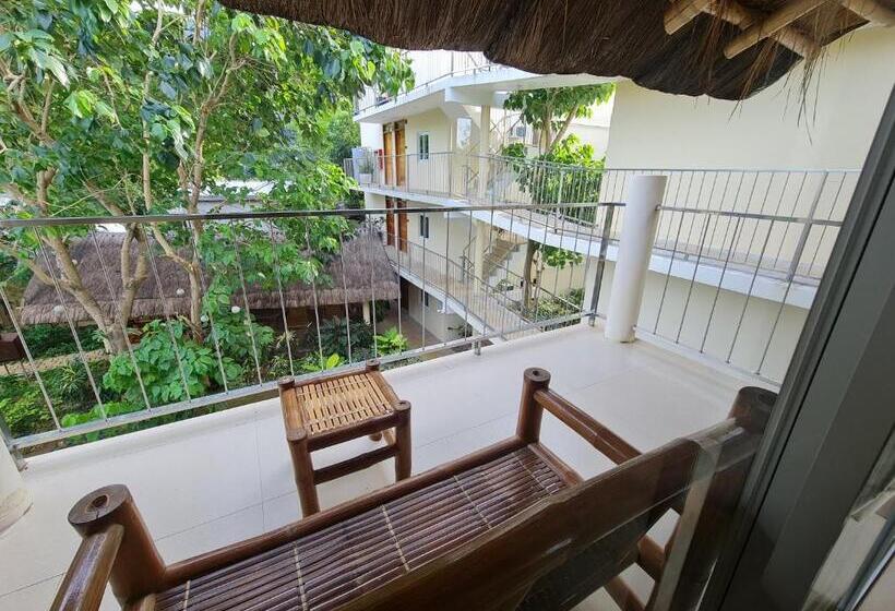 اتاق استاندارد با بالکن, Amor Double Room Fan Room With Swimming Pool Access
