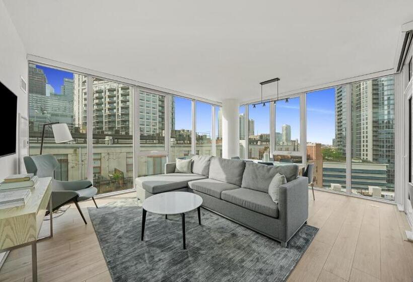 Suite Deluxe 2 Quartos, Level Chicago River North