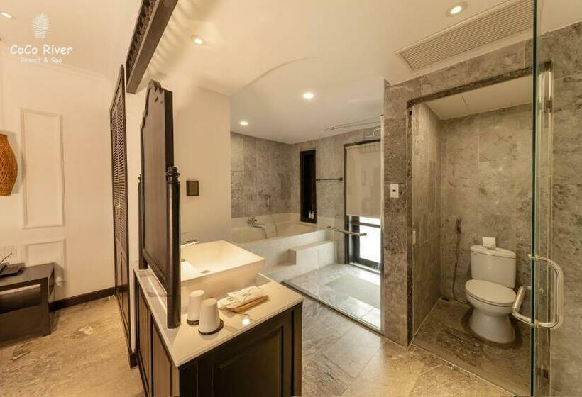 اتاق استاندارد با چشم‌انداز باغ, Hoi An Coco River Resort & Spa