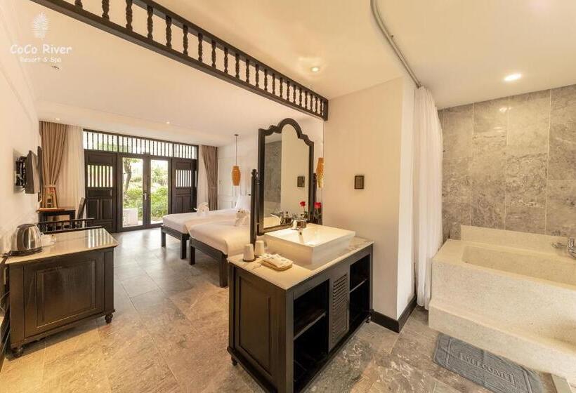 اتاق استاندارد با چشم‌انداز باغ, Hoi An Coco River Resort & Spa