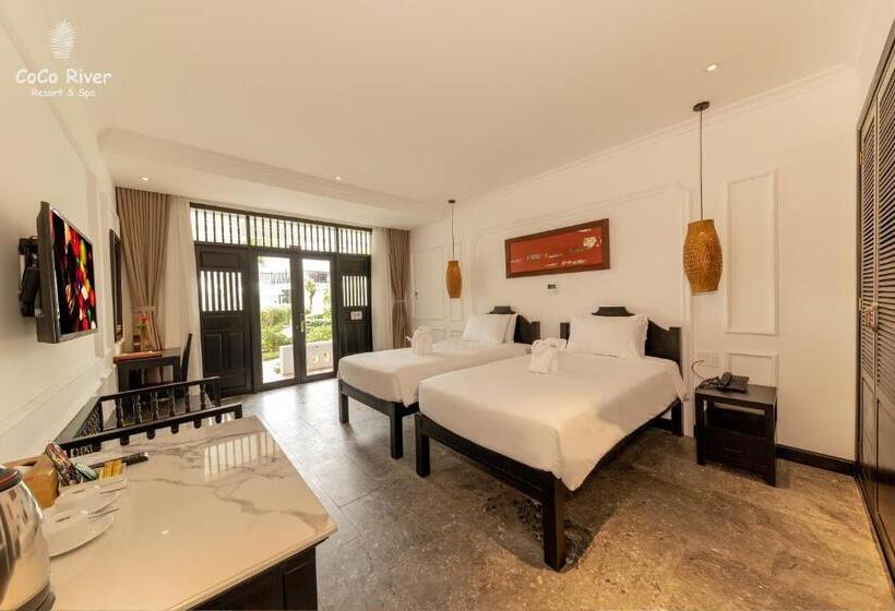 اتاق استاندارد با چشم‌انداز باغ, Hoi An Coco River Resort & Spa