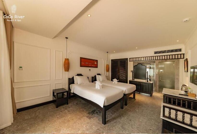 اتاق استاندارد با چشم‌انداز استخر, Hoi An Coco River Resort & Spa