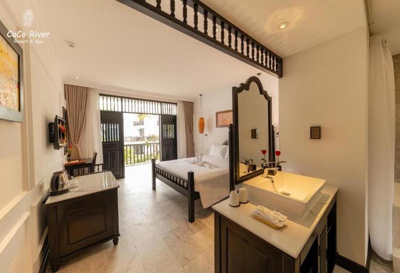 اتاق استاندارد با چشم‌انداز استخر, Hoi An Coco River Resort & Spa