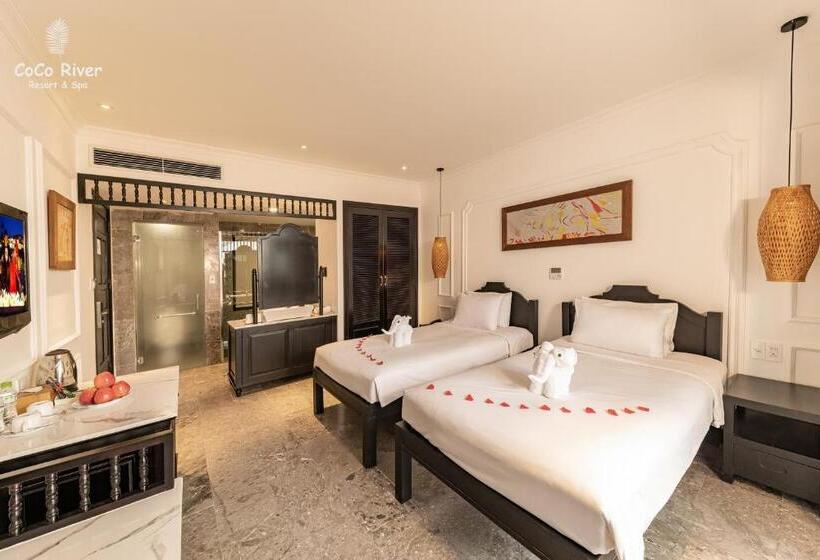 اتاق استاندارد با چشم‌انداز استخر, Hoi An Coco River Resort & Spa