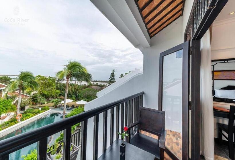 اتاق لوکس با چشم‌انداز دریا, Hoi An Coco River Resort & Spa