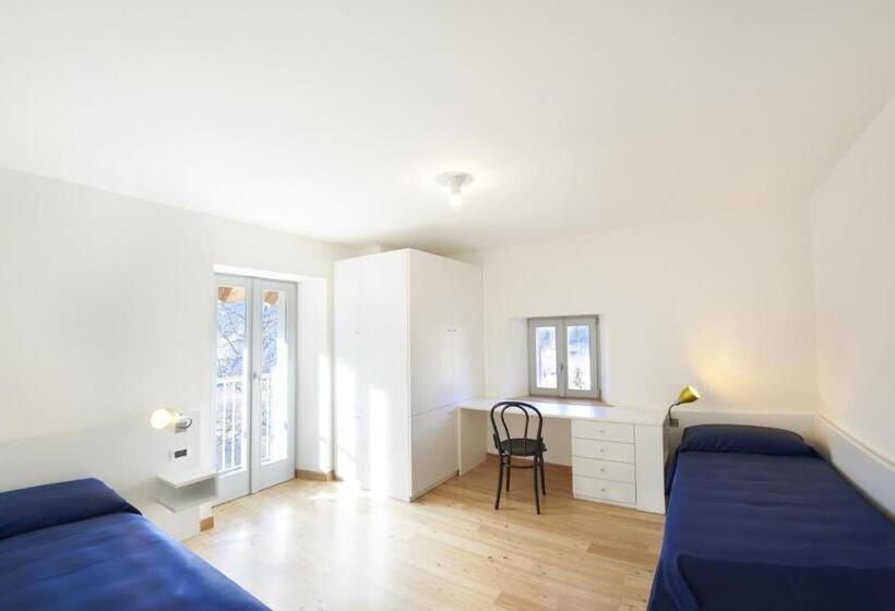 침실 2개 아파트, Albergo Diffuso Comeglians