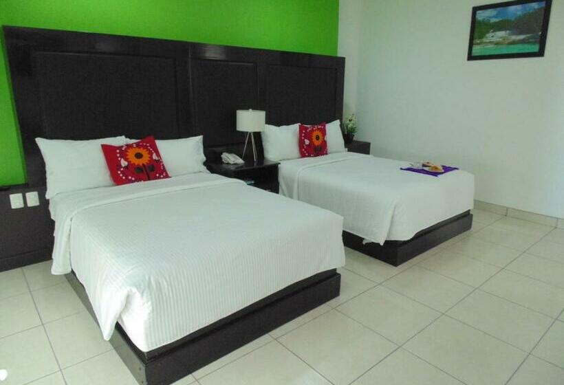 Quarto Estandar 2 Camas Casal, Chiapas Hotel Express