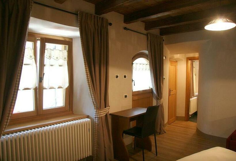 Четырехместный Номер Стандарт с Балконом, Ostello Del Castello Tirano