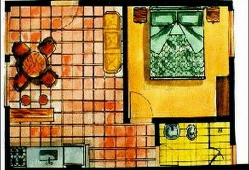 带1个卧室的公寓, La Alhambra Apart