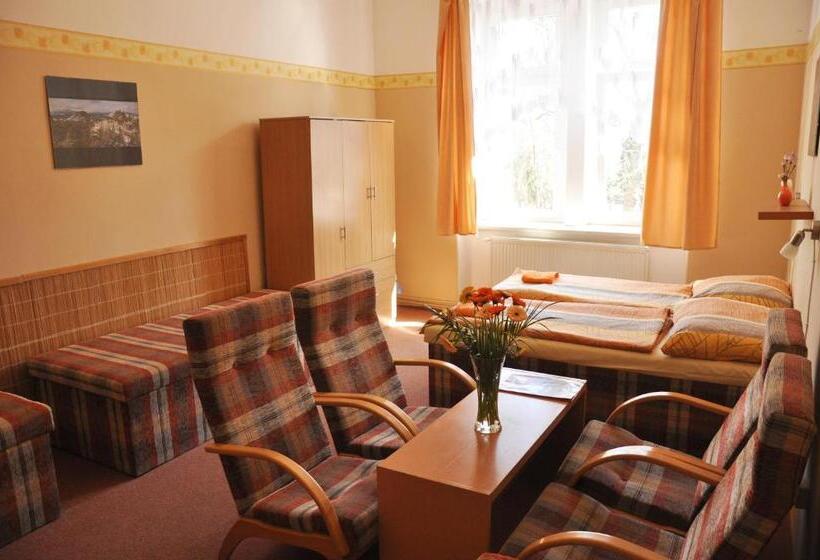 家庭房间共用浴室, Hostel Děčín