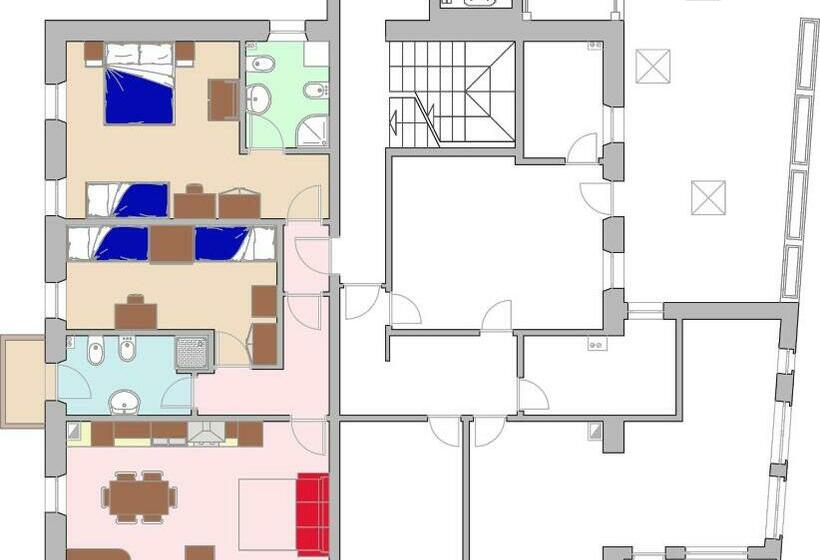 آپارتمان 2 خوابه, Residenza Domino