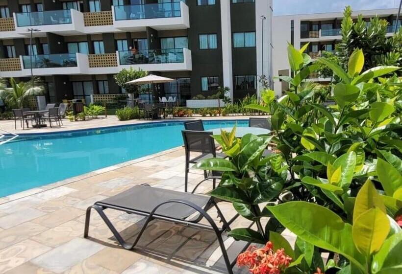带2个卧室的公寓, Flat Mana Beach Muro Alto