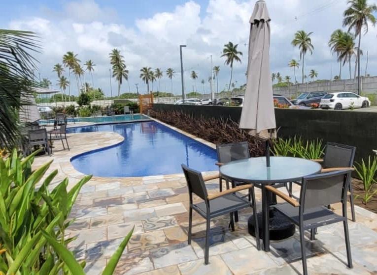 带2个卧室的公寓, Flat Mana Beach Muro Alto