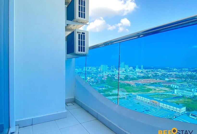 آپارتمان 1 خوابه با بالکن, The Wave Suites Melaka By Beestay