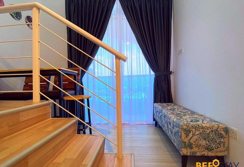 آپارتمان 1 خوابه با بالکن, The Wave Suites Melaka By Beestay