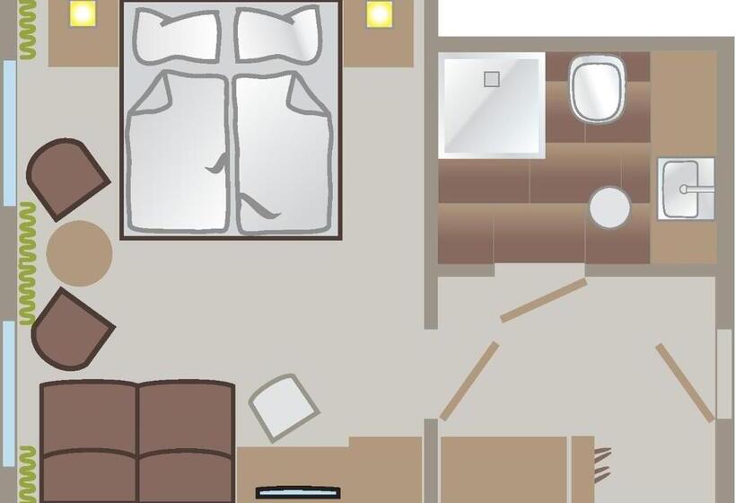 اتاق استاندارد, Restaurant Grimmingblick