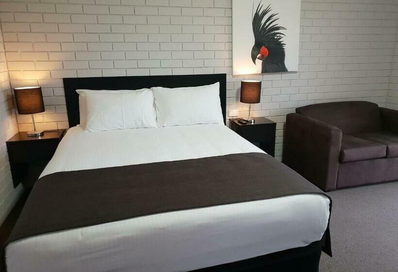 اتاق استاندارد با چشم‌انداز باغ, Crystal Fountain Motel Albury