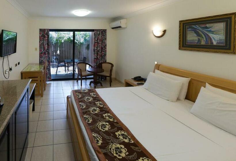 חדר סטנדרט עם מיטת קינג, Novena Palms Motel