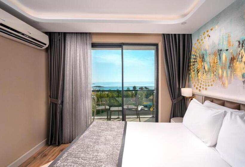اتاق استاندارد یک تخته با بالکن, Seaphoria Beach Hotel & Spa   By Mir Amor Ultra All Inclusive