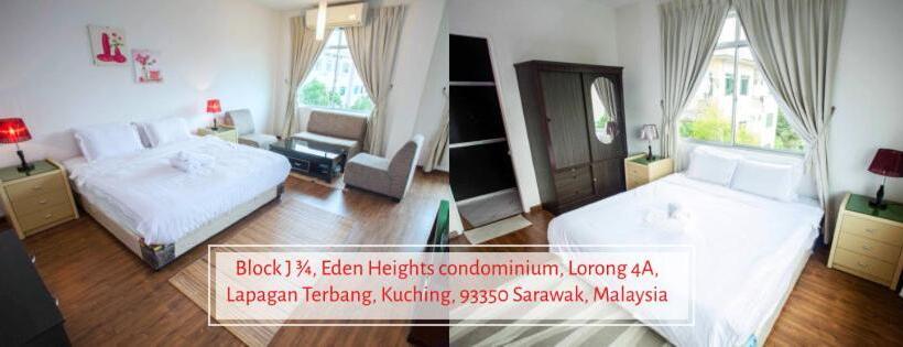 디럭스 룸 킹사이즈 침대, Natol Homestay   Kuching