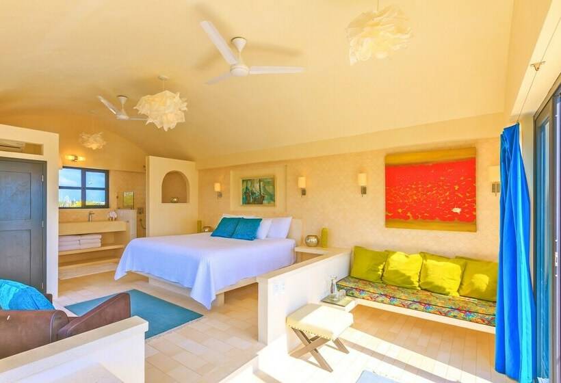 חדר דלוקס עם מיטת קינג, Villa Encantada By Coco B Isla