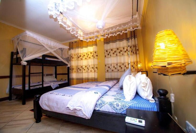 اتاق خانوادگی با چشم‌انداز باغ, Kijiji Beach Resort