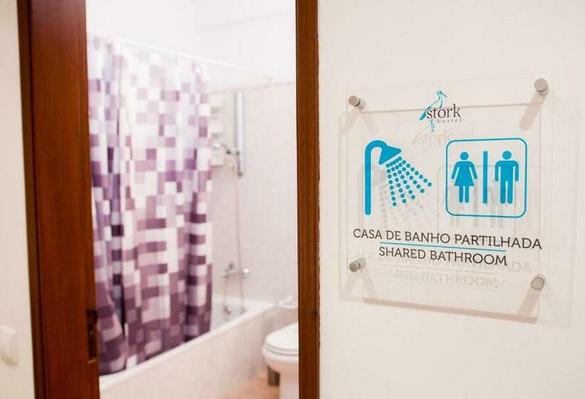 Bed in Shared Room with Shared Bathroom, Stork Hostel
