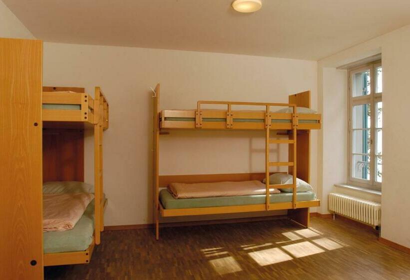 اتاق استاندارد چهارنفره با سرویس بهداشتی مشترک, Richterswil Youth Hostel