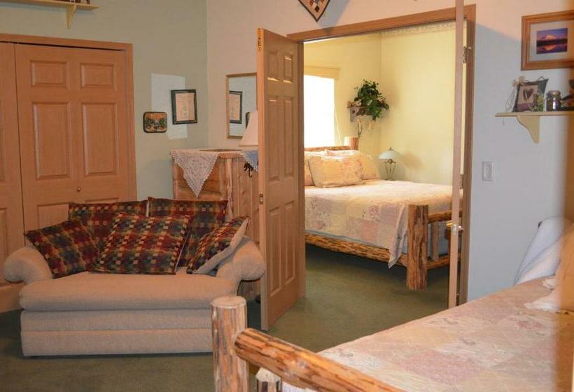 غرفة قياسية حمام مشترك, Alaska's Lake Lucille Bed & Breakfast