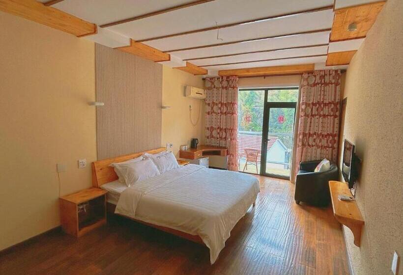 스탠다드 룸 킹사이즈 침대, Moganshan Bamboo View Guesthouse