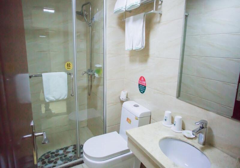 비즈니스룸, Greentree Inn Shanghai Fta Waigaoqiao Free Trade Zone North Subway Station Shell