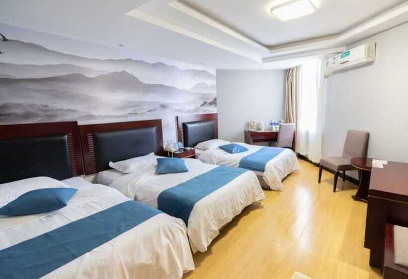 חדר סטנדרט לשלושה, Greentree Inn Tianjin Hebei District Beining Park