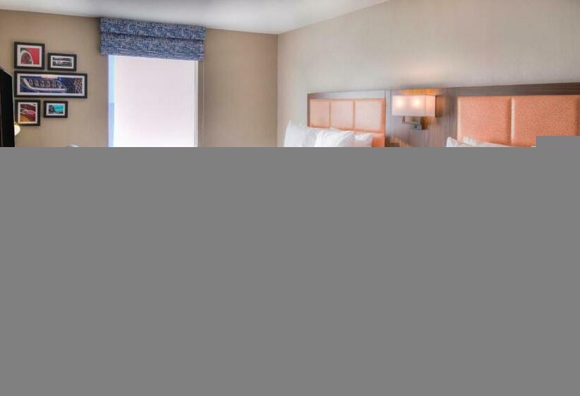带大床的标准间, Hampton Inn & Suites Wixom