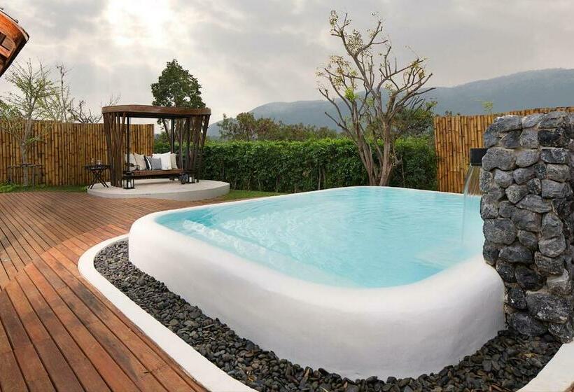 Вилла с 1 спальней и бассейном, Boribot Pool Resort
