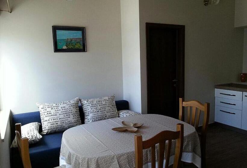 آپارتمان 1 خوابه با چشم‌انداز جانبی دریا, Apartments Villa Mirjana