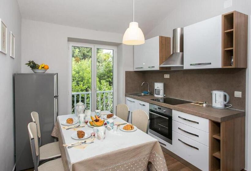 آپارتمان 2 خوابه با چشم‌انداز دریا, Apartments Villa Mirjana