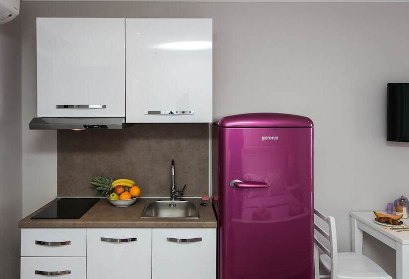 استودیوی استاندارد با چشم‌انداز دریا, Apartments Villa Mirjana