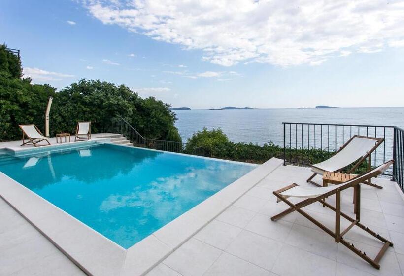 آپارتمان 1 خوابه با چشم‌انداز جانبی دریا, Apartments Villa Mirjana