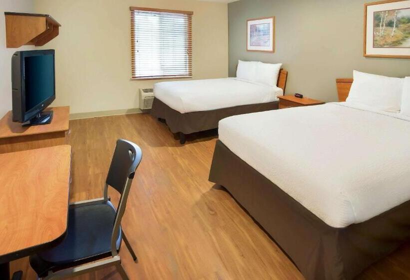 Номер Стандарт 2 Двуспальные Кровати, Woodspring Suites Columbus Ne I 270 Airport