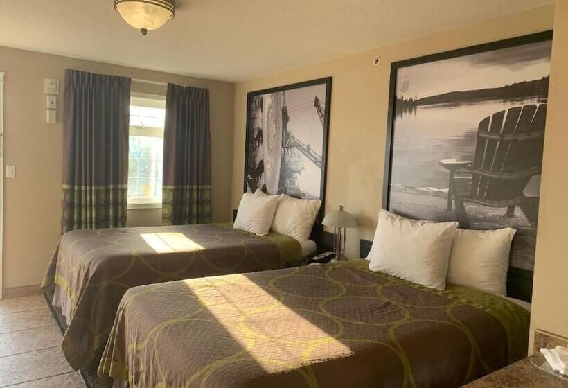 ２ダブルベッドのスタンダードルーム, Super 8 By Wyndham Fort Mcmurray