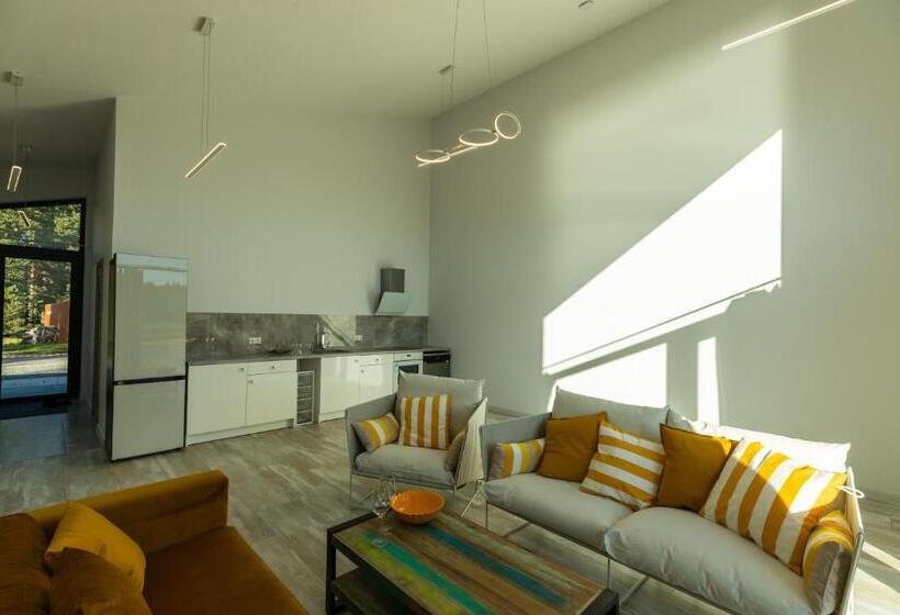 آپارتمان 1 خوابه, Gaujaclub   2 And 3 Room Design Lofts Riverside