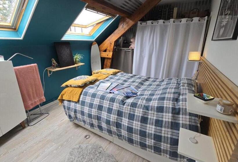 Студия Deluxe, Chambres Privées Avec Piscine Partagées Et Cuisine Partagée à 20 Minutes De Paris Et 40 Minutes De D