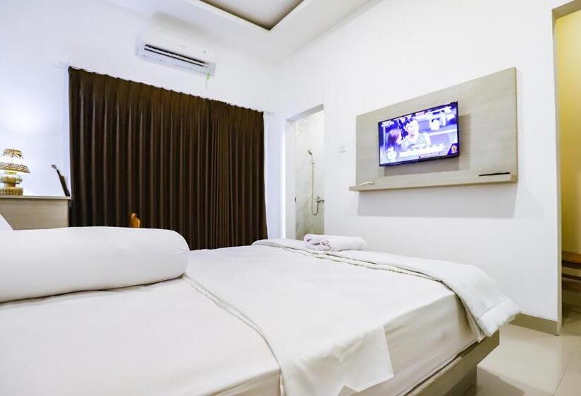 Номер Стандарт, White Blue House 3   Pvt Room, Shared Pool&kitchen