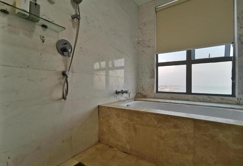 آپارتمان 1 خوابه با چشم‌انداز دریا, Thermospace Silverscape A 19 01 Melaka City