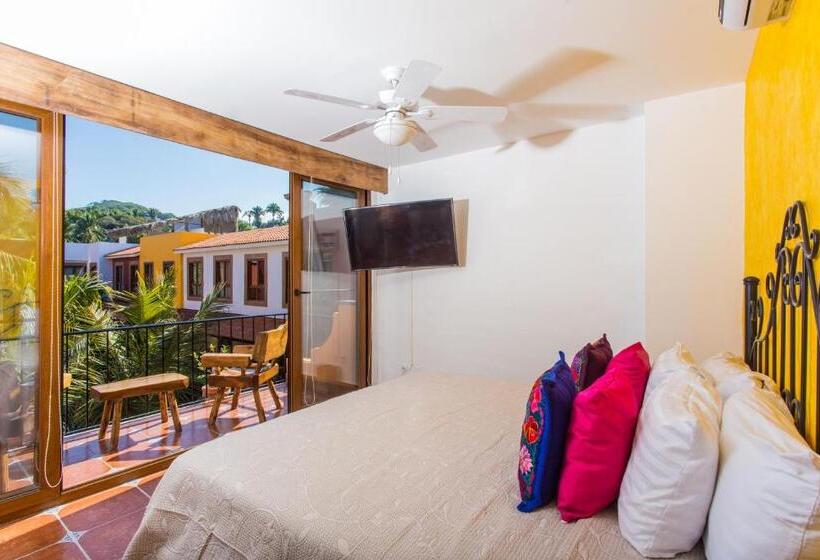 バルコニー付きジュニアスイート, Casa Lotería  Pueblito Sayulita  Colorful, Family And Relax Experience With Private Parking And Pool