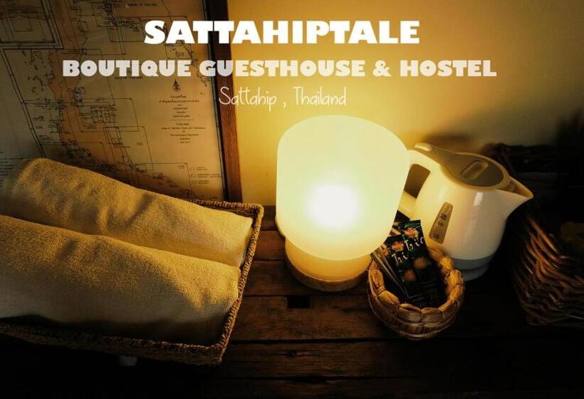 Standardrum Queen Size Säng, Sattahiptale Boutique Guesthouse & Hostel